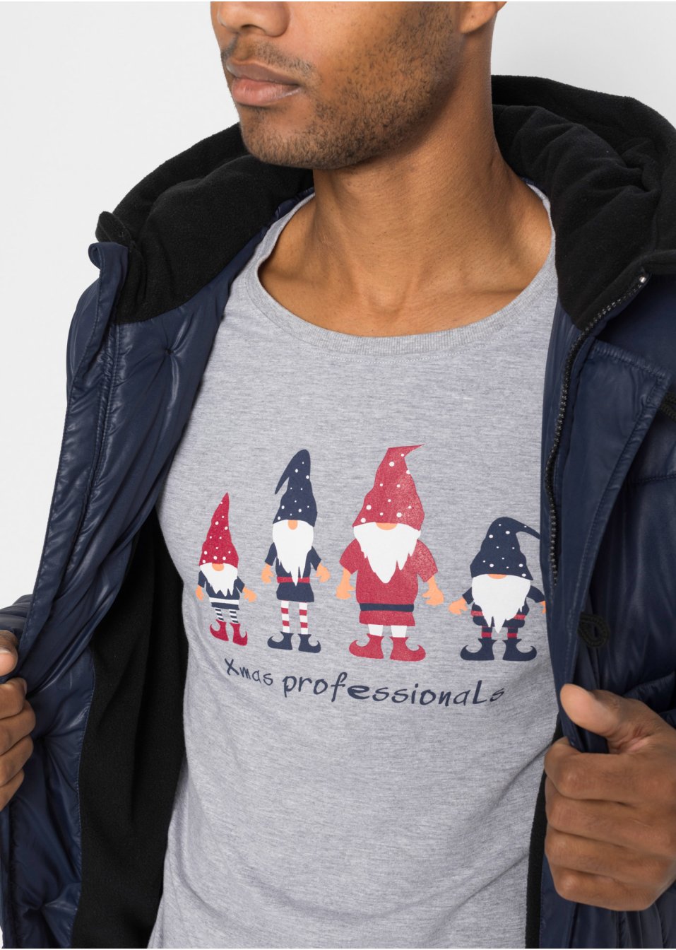 T-shirt manches longues avec motif de Noël