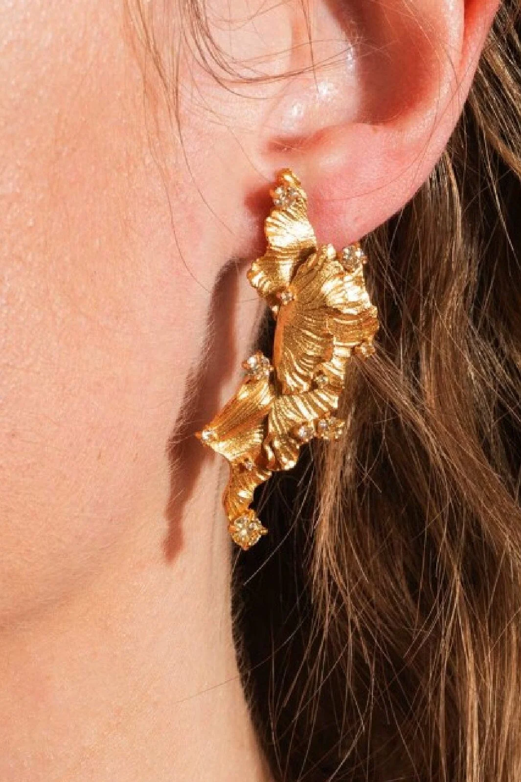House Of Vincent Cabaret Earrings -Gilded