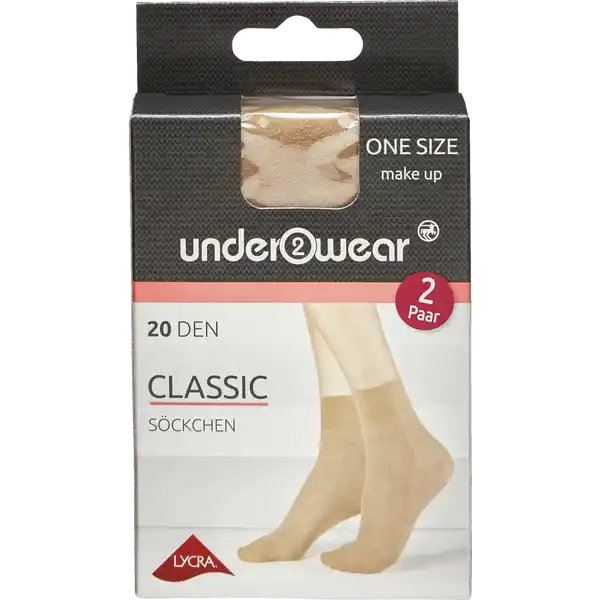Söckchen Classic 20den make up onesize