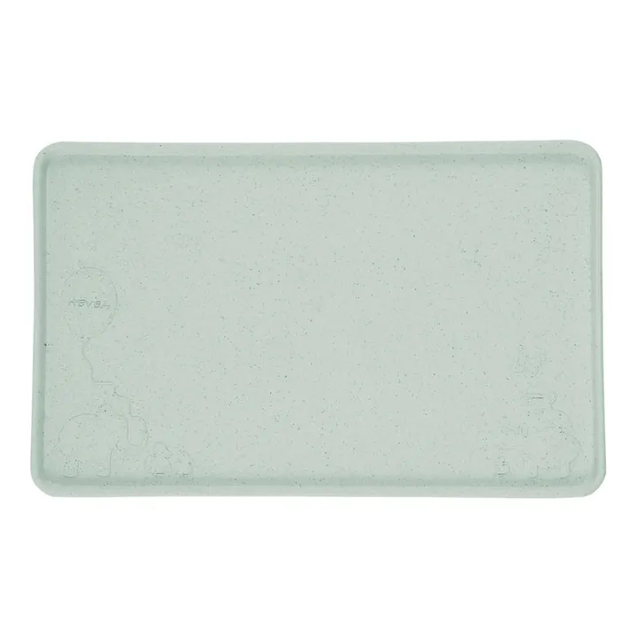Hevea Set de table en caoutchouc naturel | Vert Menthe