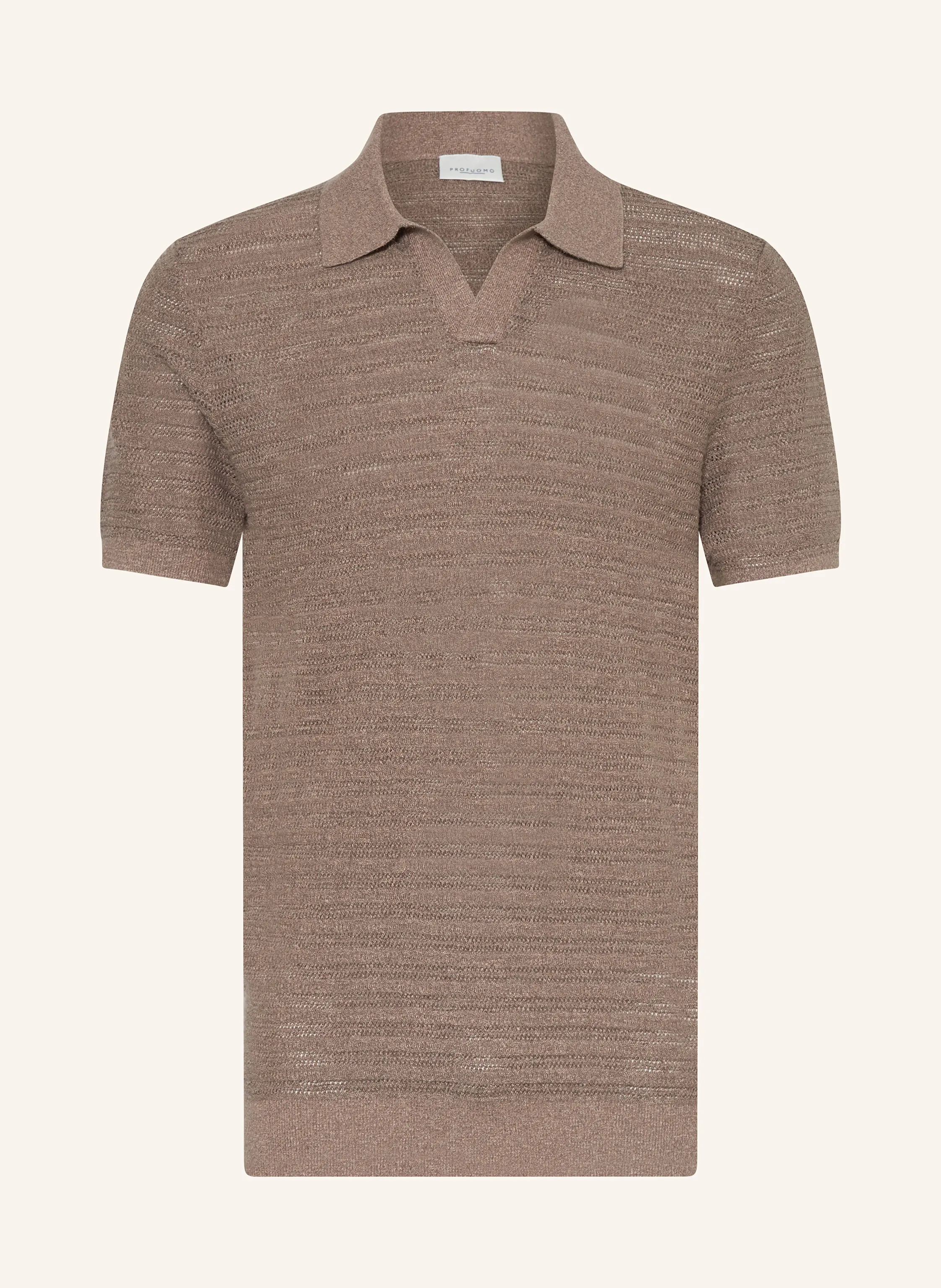 PROFUOMO Strick-Poloshirt Regular Fit