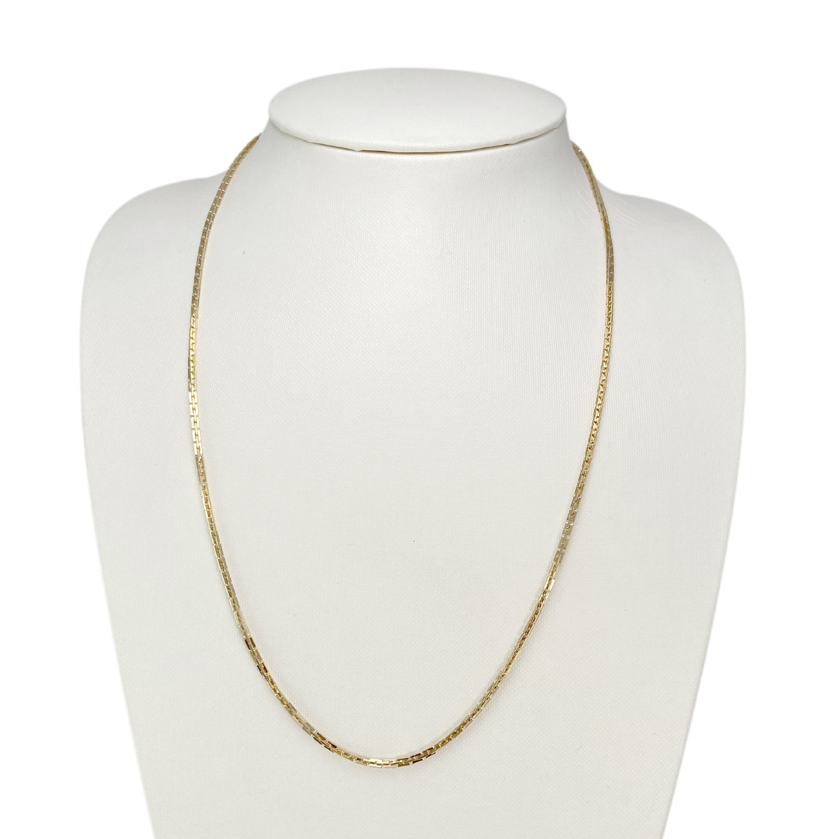 Chaine d'occasion or 750 jaune maille fantaisie 56 cm
