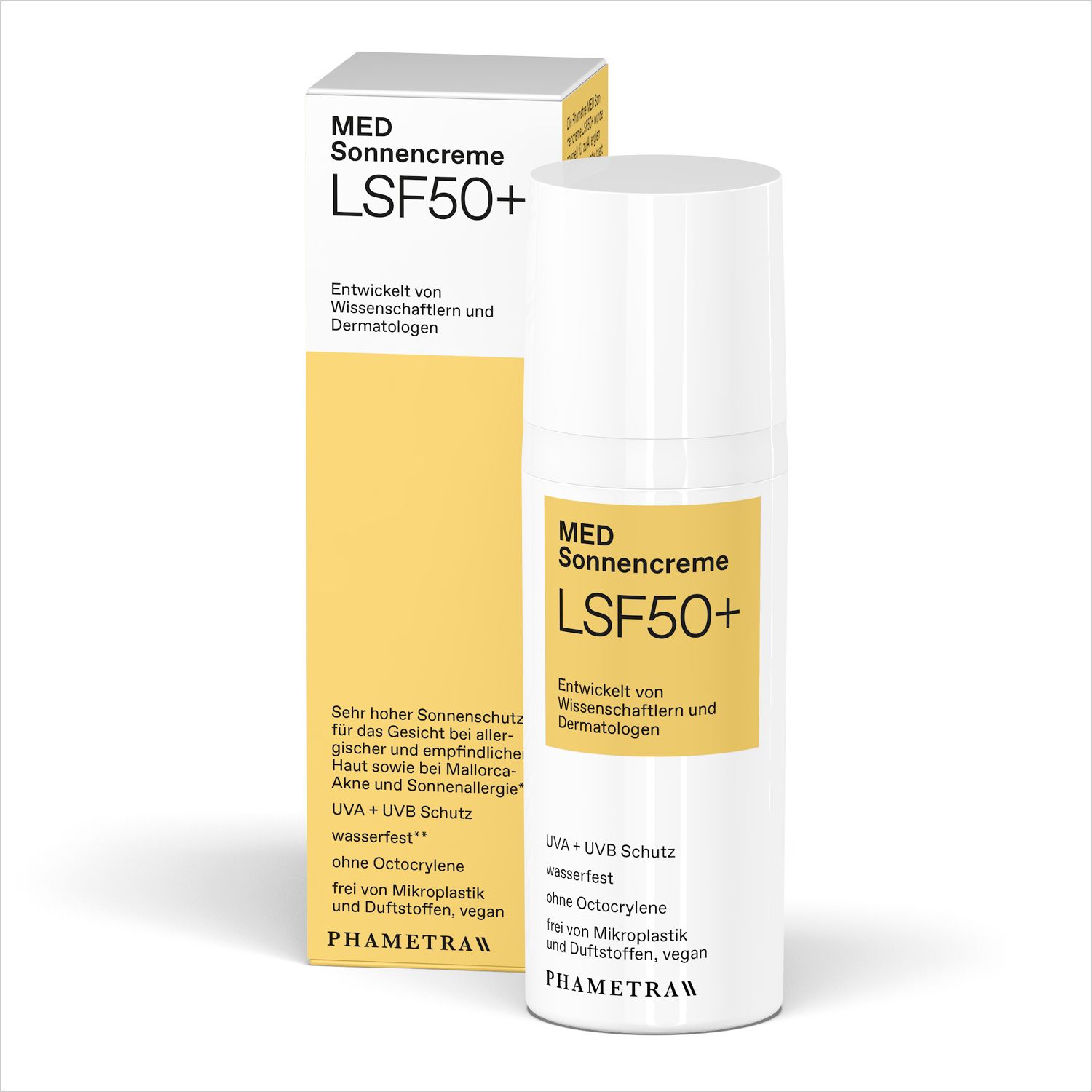 PHAMETRA MED Sonnencreme LSF 50+