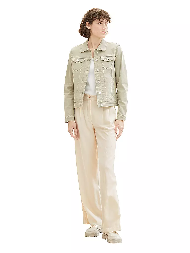 TOM TAILOR Jeansjacke grün
