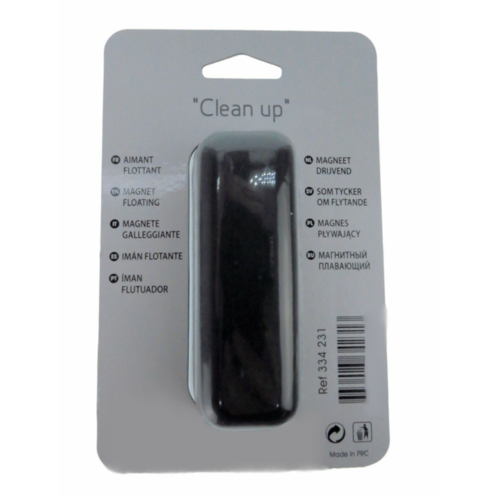 Aimant flottant nettoyage parois, m, pour aquarium
