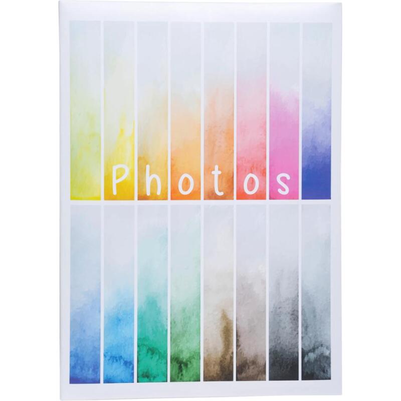 Album photo à pochettes 300 photos 10x15cm Rainbow - Blanc
