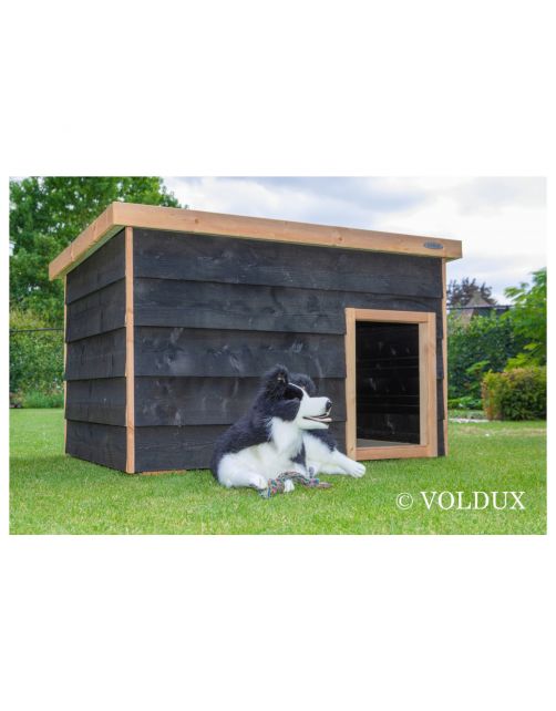 Voldux Hondenhok Bobby - Hondenhok - 164x115x110 cm Zwart