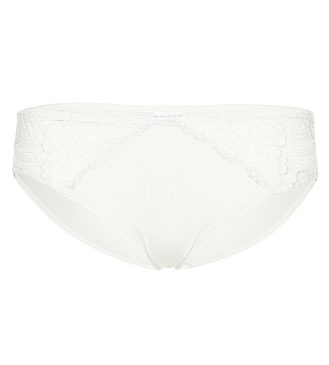 Slip mit Spitze, 4er-Pack