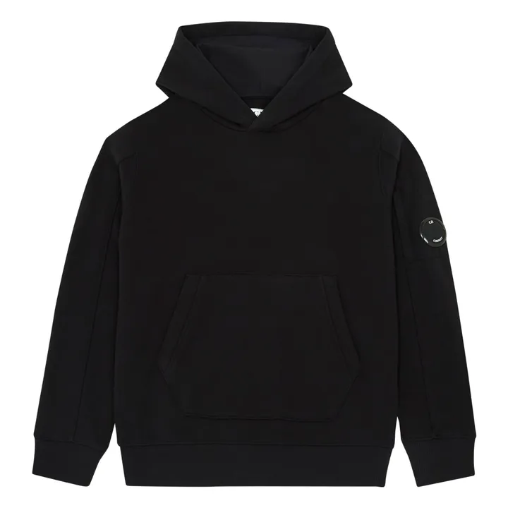 C.P. Company Sweat Capuche Logo | Noir