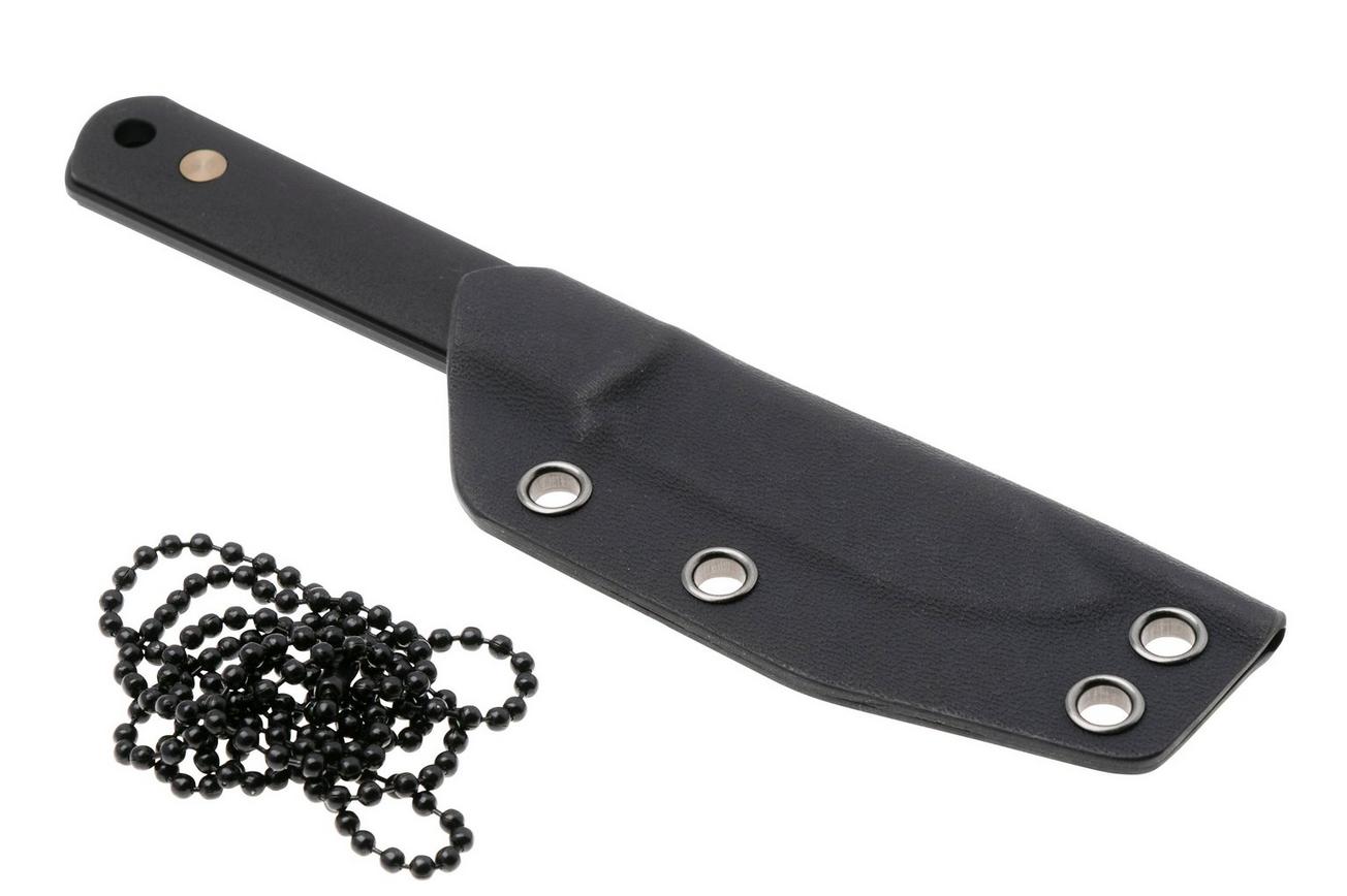 Böker BFF Packlite 120751 Allblack Stargaze,, vaststaand mes, Lucas Burnley design