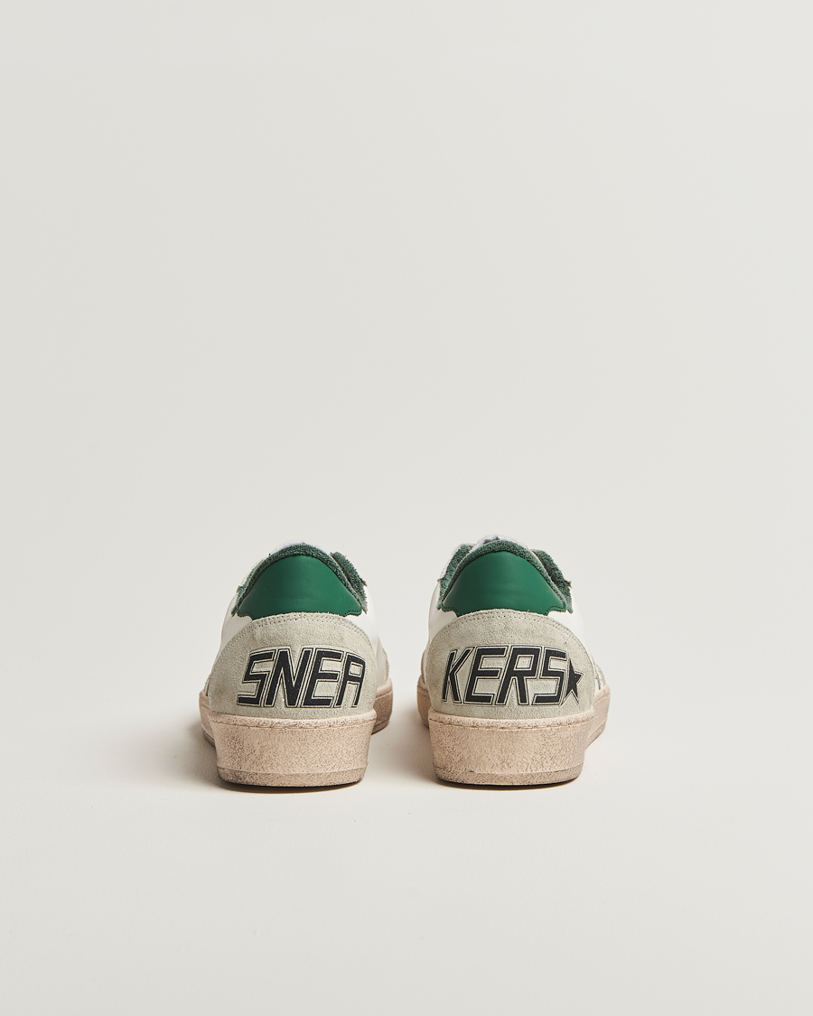 Golden Goose Ball Star Sneakers White/Green