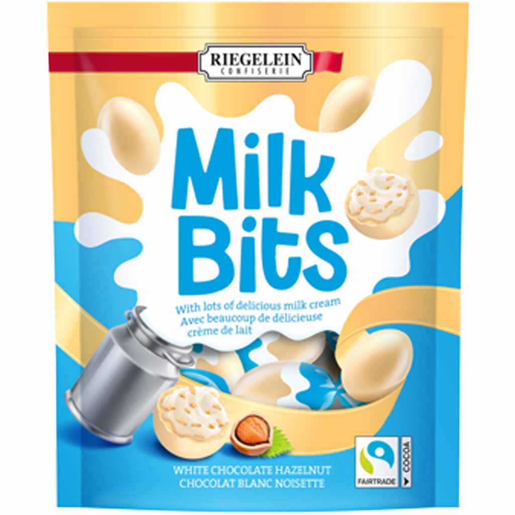 Riegelein Milk Bits Weisse Schokolade 166g MHD:26.5.25
