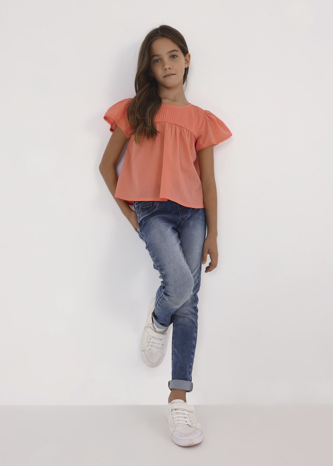 Jeggings jeans super skinny para meninas