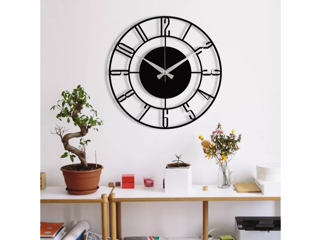 Horloge décorative basique en METAL