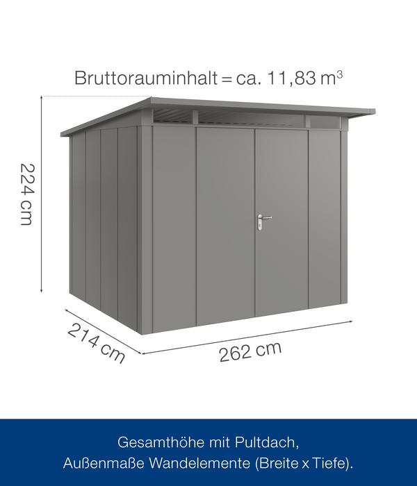 Hörmann Metallgerätehaus Juno JPD9 L-Sk