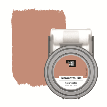 KARWEI Kleurtester muurverf mat 55ml terracotta tile