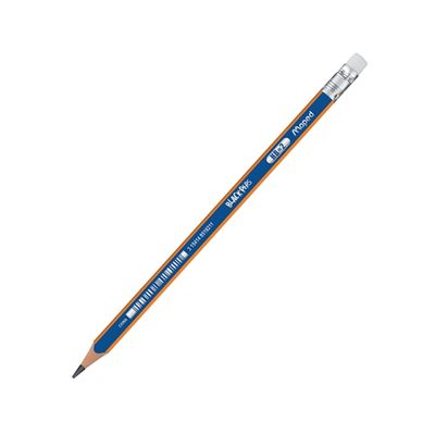 Maped Black'Peps - Crayon à papier - HB - Embout gomme