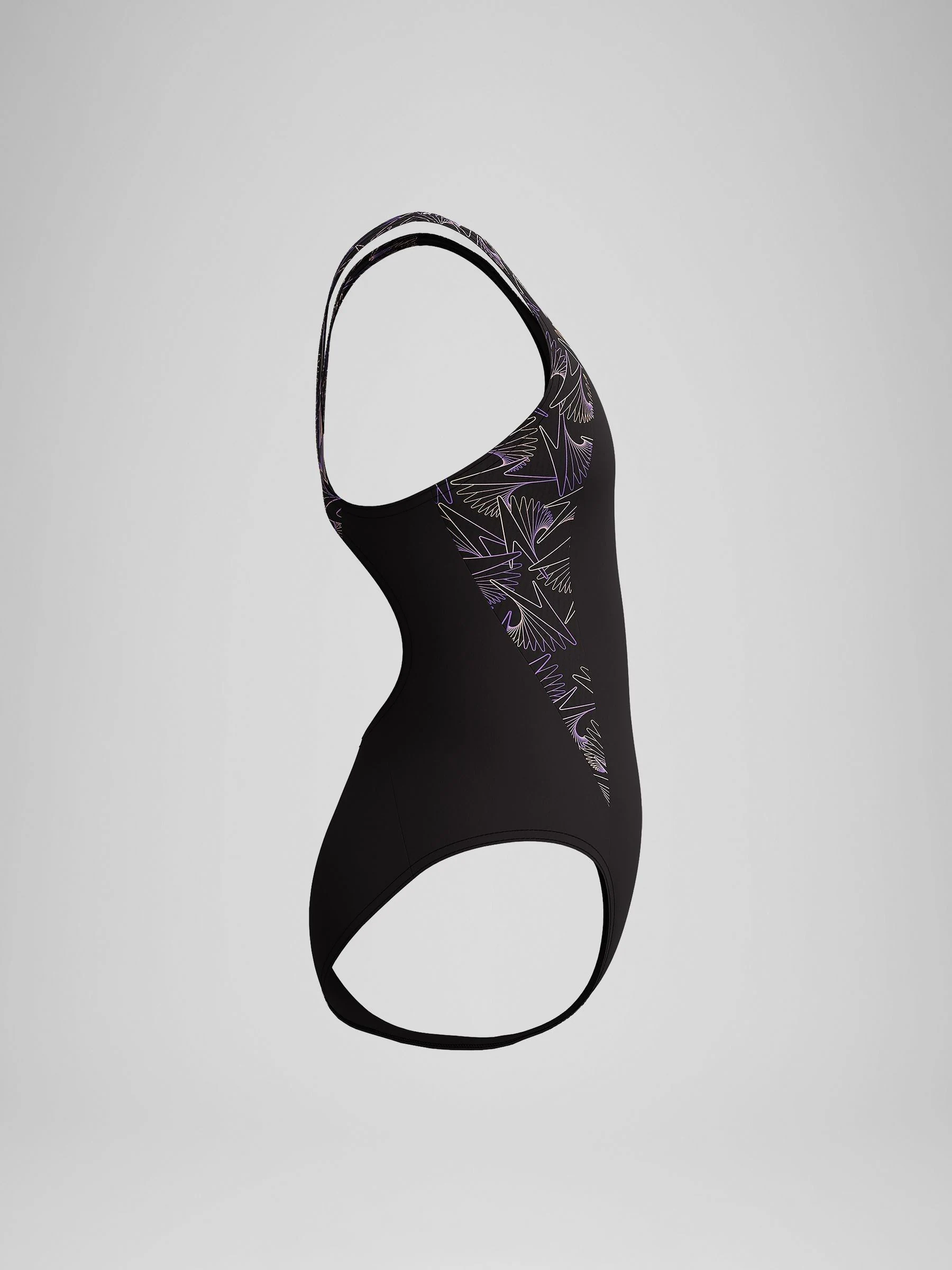 Zwart - Speedo Hyperboom Splice Muscleback badpak