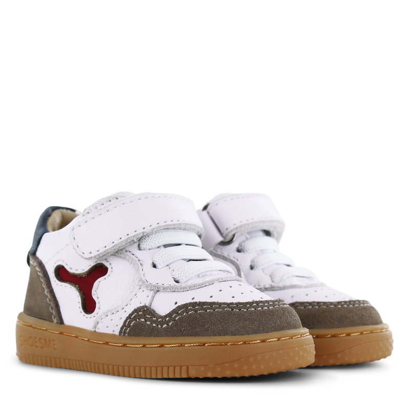 Shoesme weiß-taupe Sneaker