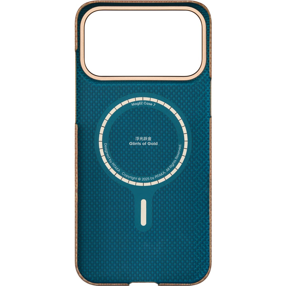 iPhone 17 Pro PitaTap MagSafe Case Aramid Schutzhülle (KI1705AG) - Golden Glint
