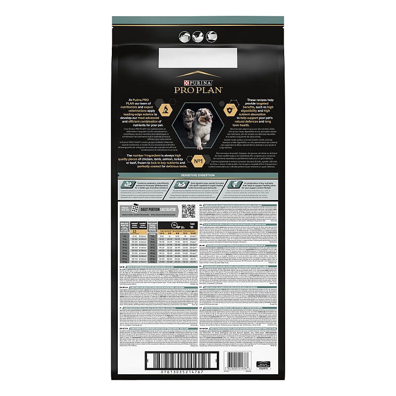 Purina Pro Plan Medium Puppy Sensitive Digestion Hondenvoer Lam 12 kg | 12818
