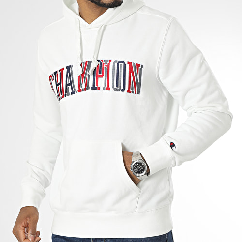 Sweat Capuche 218508 Blanc