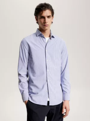 Camisa listrada de corte slim