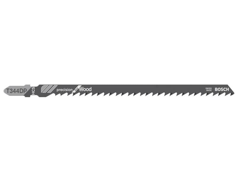 Bosch Professional Stichsägeblatt T 344 DP Precision for Wo T 344 DP Präzision für Holz Sägeblatt mit einer Länge von 15.2 cm für Stichsägen