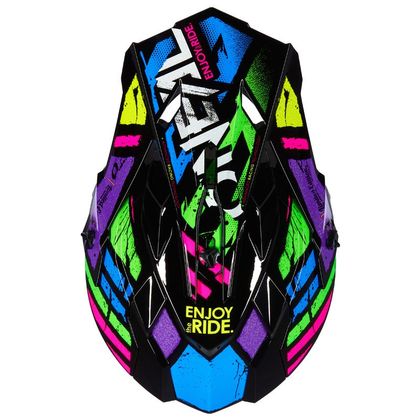 Casque cross O'Neal 2SRS - GLITCH V.23 2024 - Multicolore