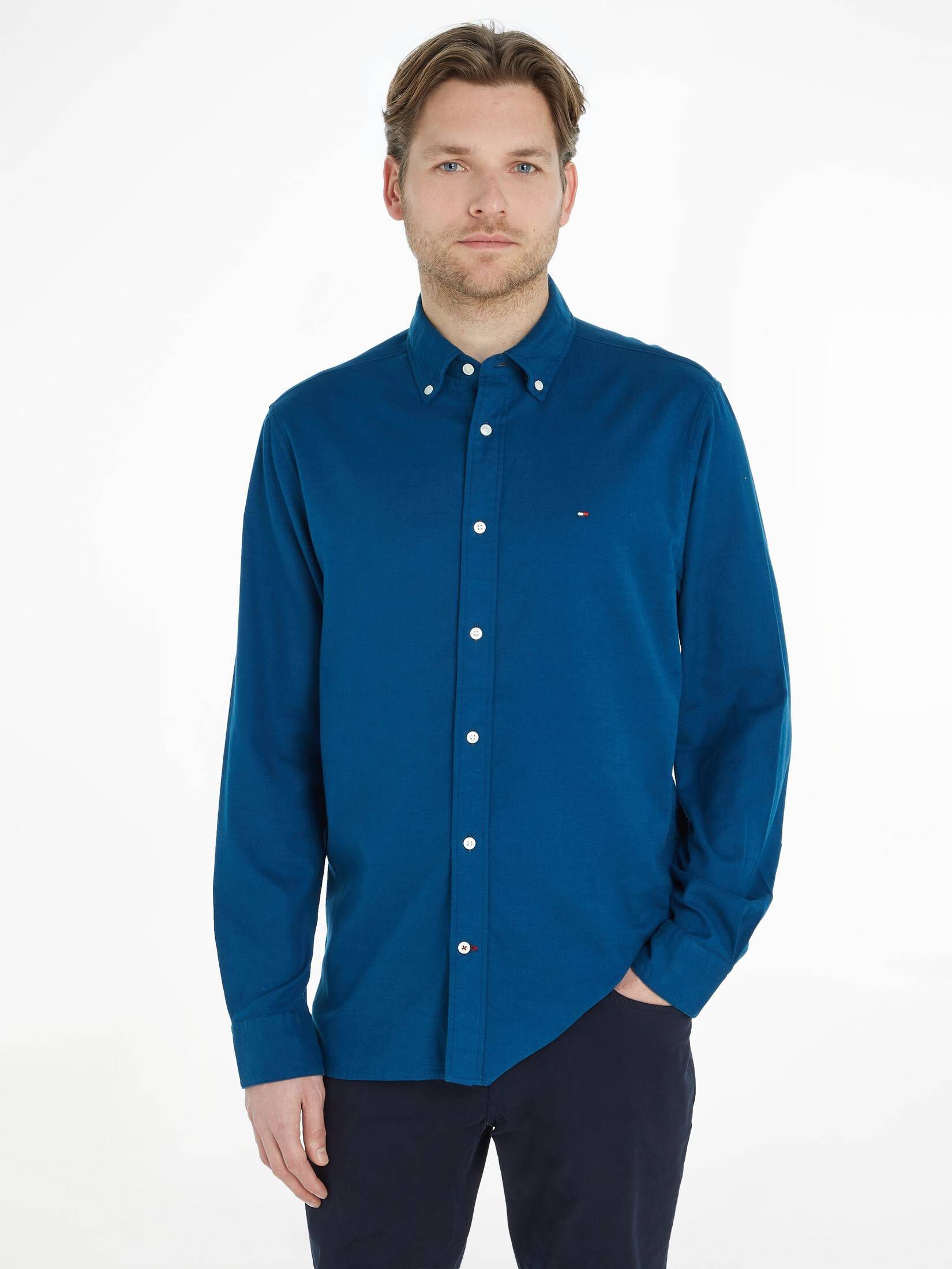 Tommy Hilfiger| Herren Hemd TH FLEX Regular Fit