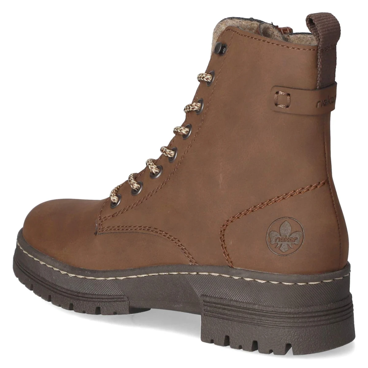 RiekerSchnürstiefeletten - BRAUN