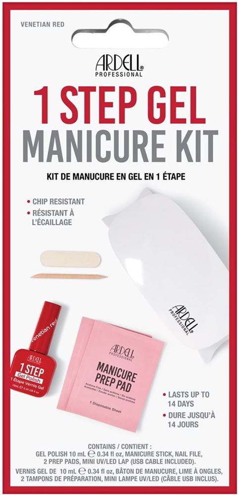 ARDELL 1 Step Gel Polish Starter Kit<br>1 Stück, Venetian Red