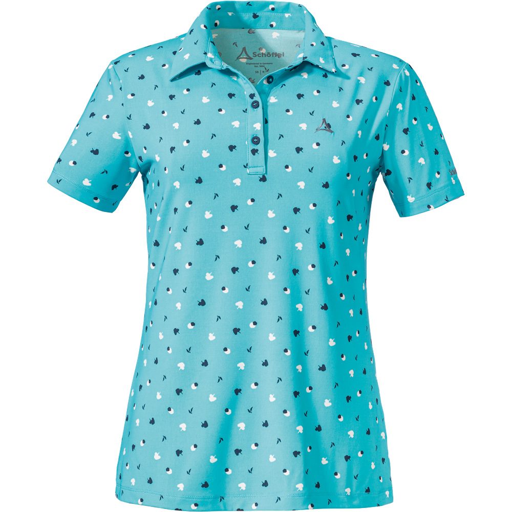 Schöffel Achhorn Polo Shirt Damen mediumturquoise