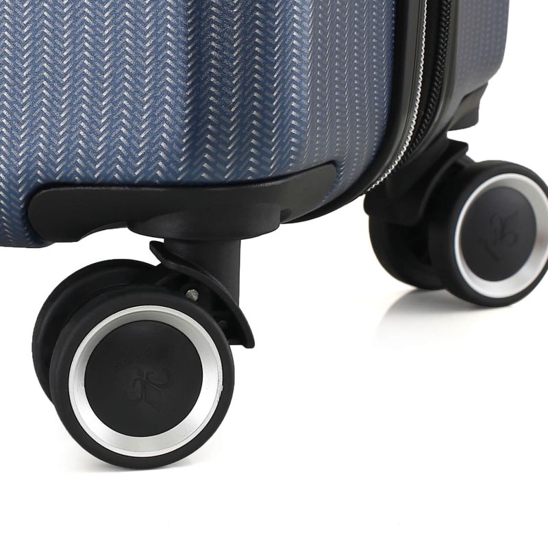 Lot de 3 valises rigides 379 Extensibles 55, 66 et 76 cm Bleu