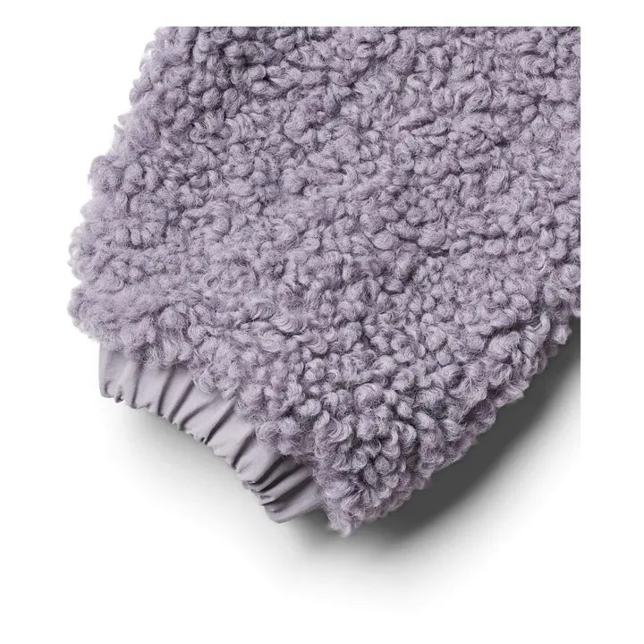 Wheat Veste Sherpa Matières Recyclées Vema | Mauve