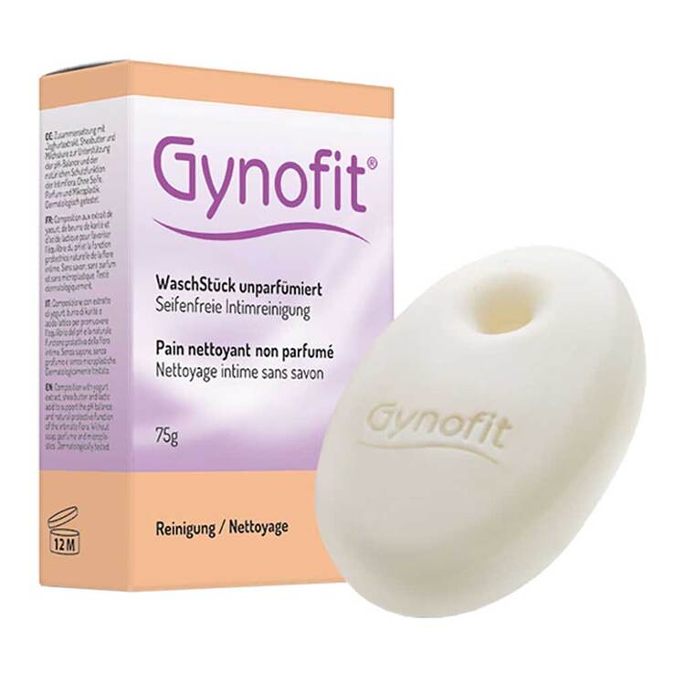 Gynofit Waschstück unparfümiert, 75 g