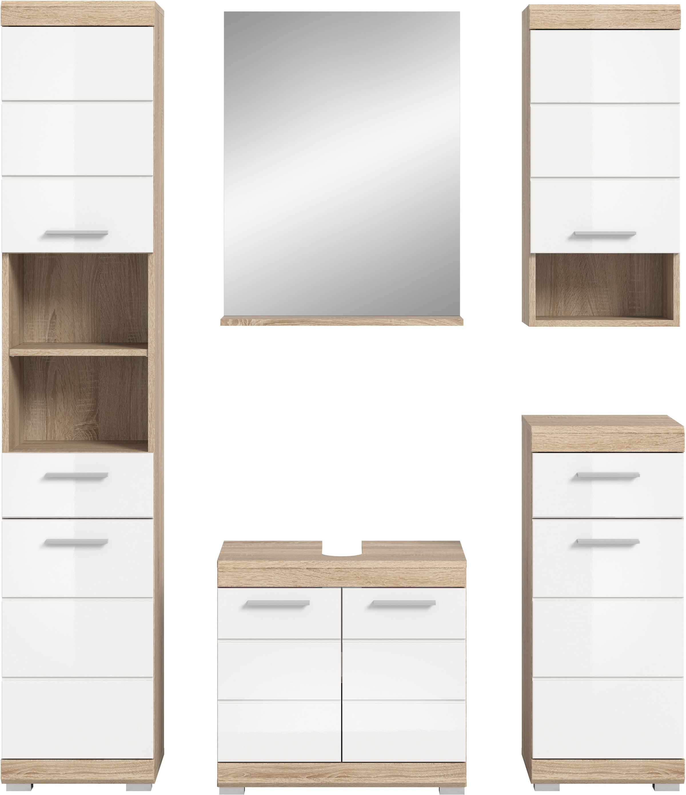 INOSIGN Badmöbel-Set »Siena, 5 teilig, bestehend aus:« Set, TOPSELLER!, 5 Stk. tlg.
