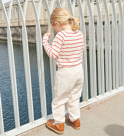Copenhagen Colors Bluse - Strick - Cream/Dusty Rose/Barry Comb