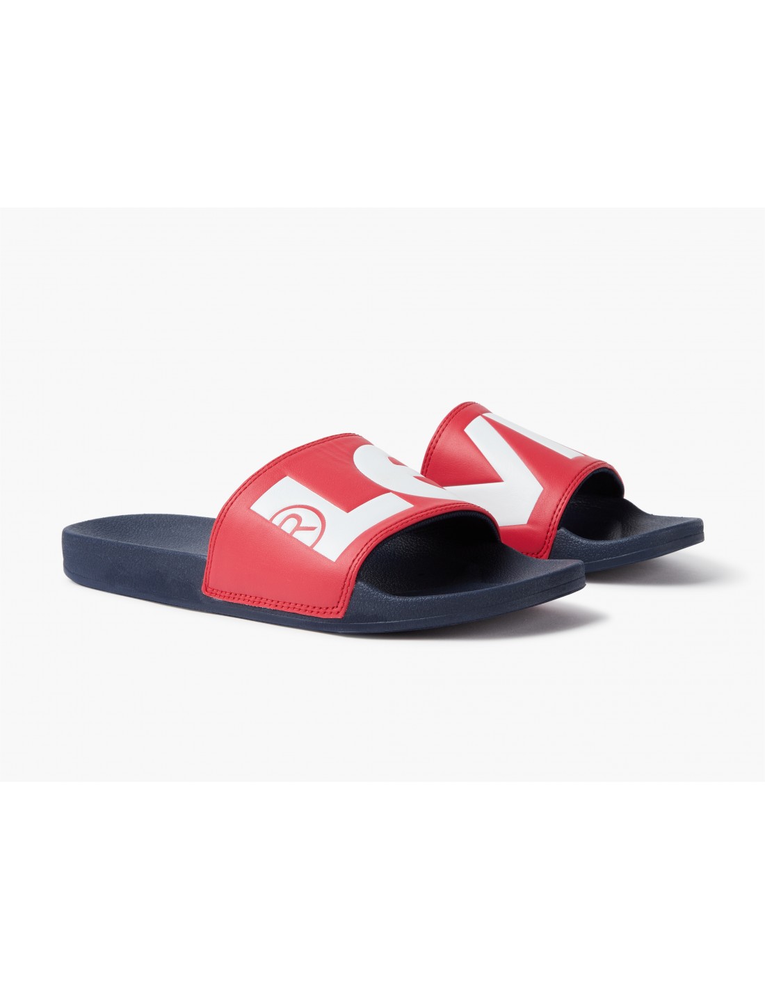 levi's Claquettes Homme june l rouge/bleu