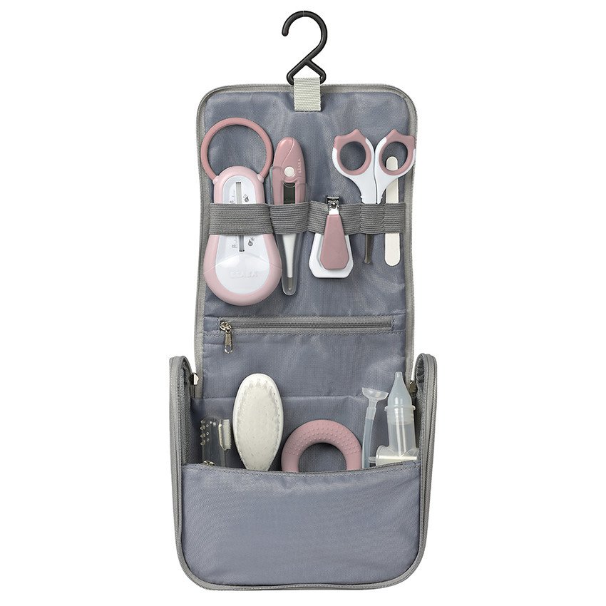 Trousse de toilette Nomade + 9 accessoires Old Pink