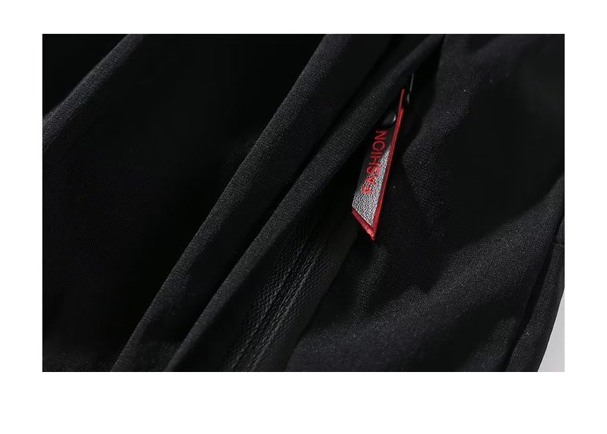 Dukakis - Effen shorts met trekkoordtaille