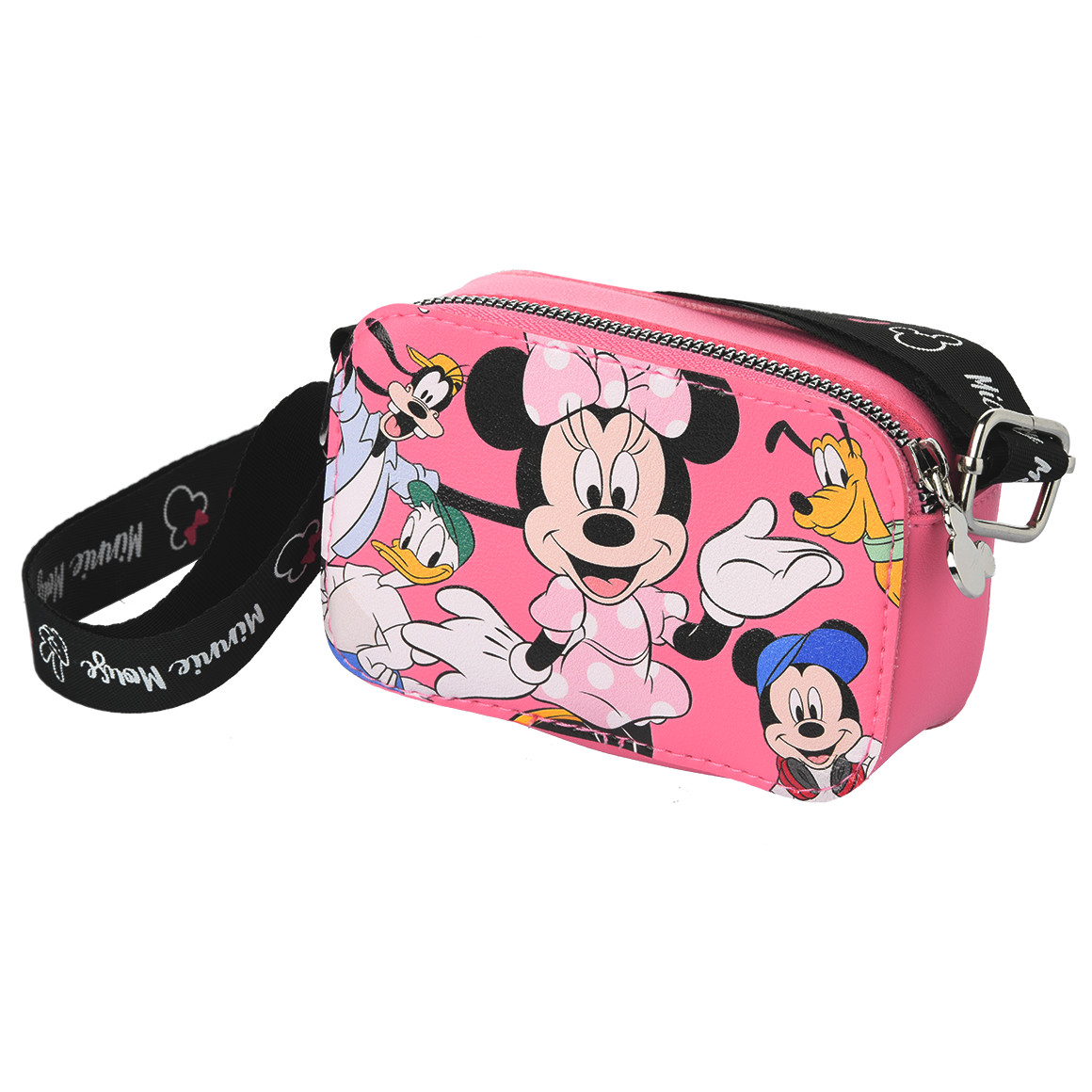 Topolino Minnie Maus Tasche mit Reißverschluss pink