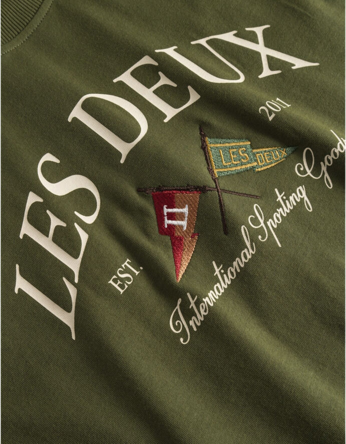 Les Deux Ivy League T-Shirt Grøn