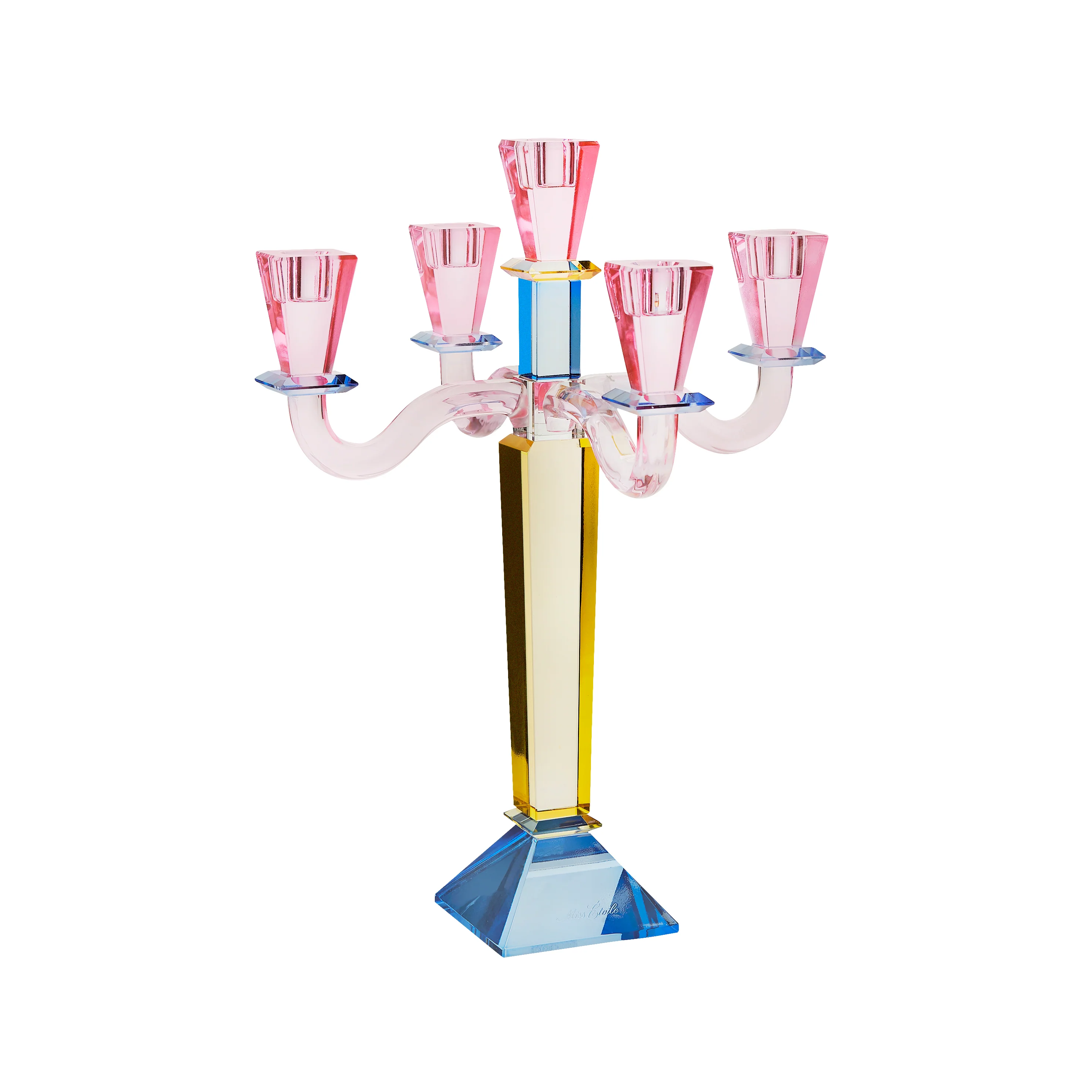 Miss Étoile  Crystall 5 armet lysestage - H42,5 cm.