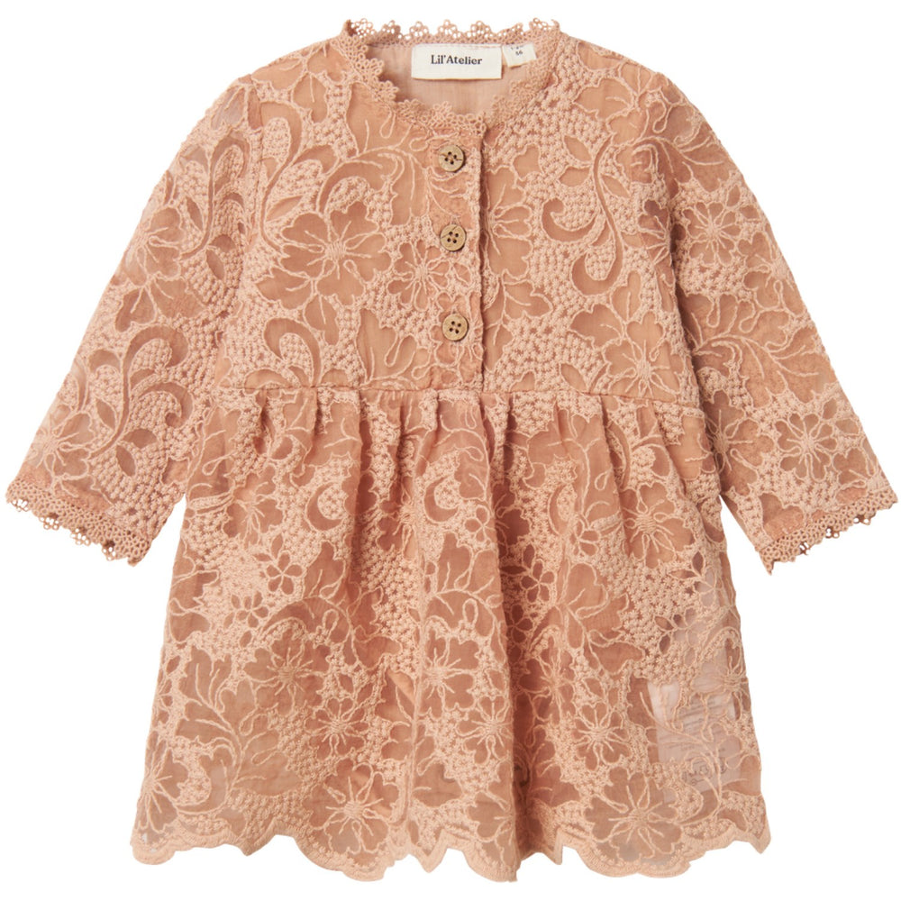 Køb Lil'Atelier Rugby Tan Roseli Loose Body Kjole