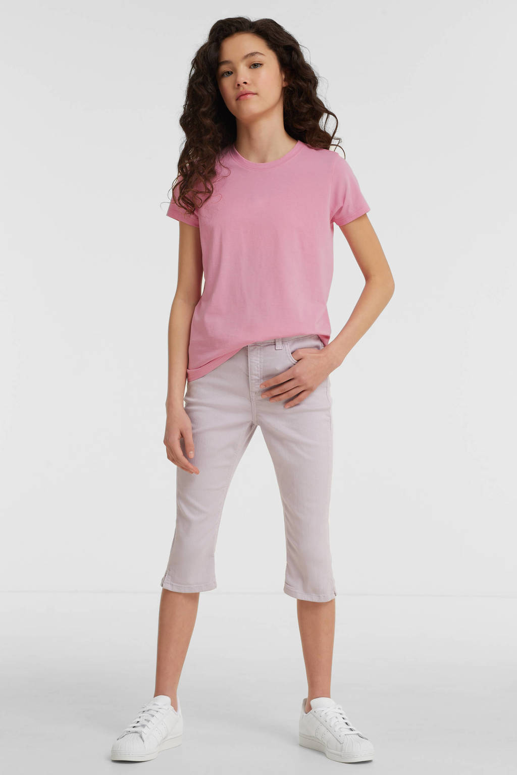 anytime capri jeans lila