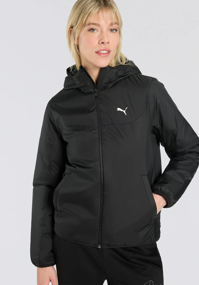 PUMA Winterjacke »ESS LIGHT PADDED JACKET« mit Kapuze