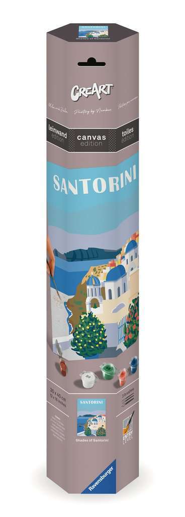 Ravensburger Spiel Leinwand Farbenfrohes Santorini
