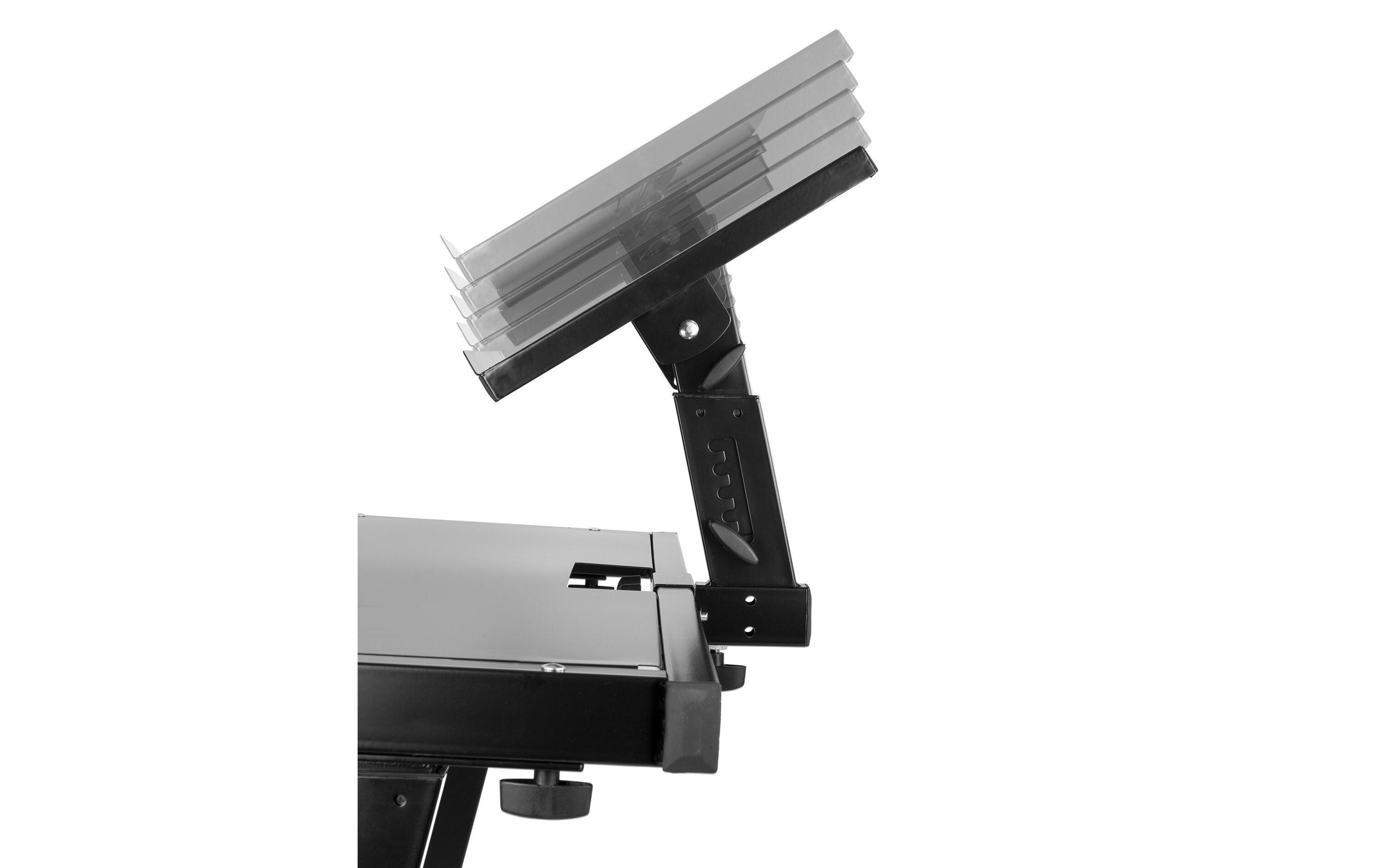 Mobiler DJ Stand DB10<br>Mobiler DJ Tisch mit Laptop Halter