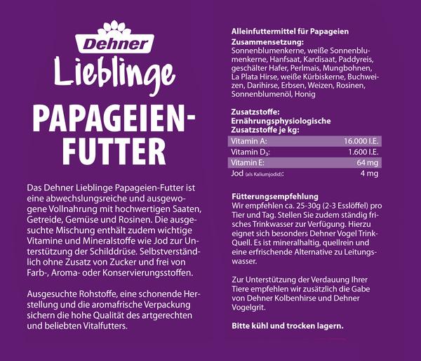 Dehner Lieblinge Papageien-Futter